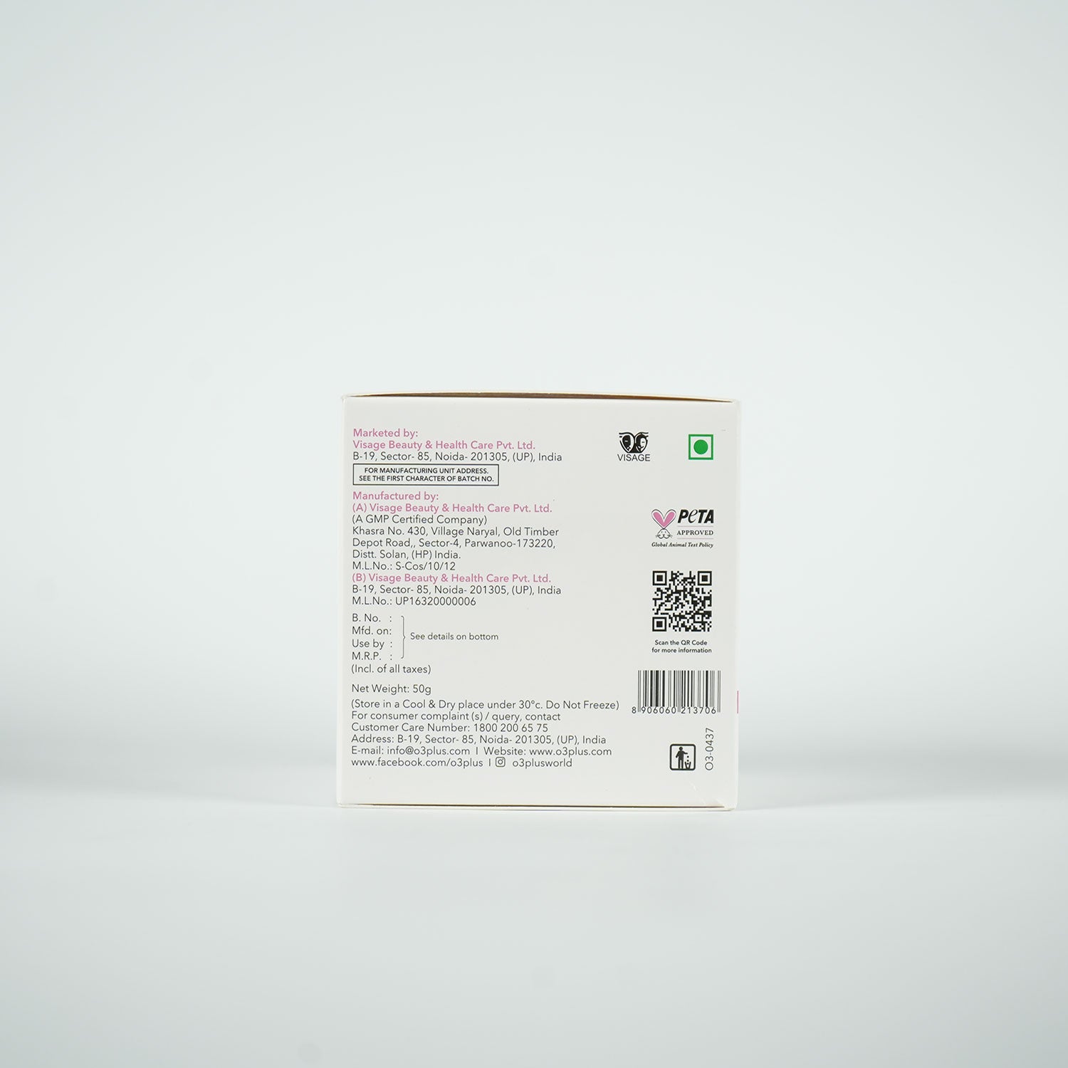 D Tan Pack for Tan Removal (50g)