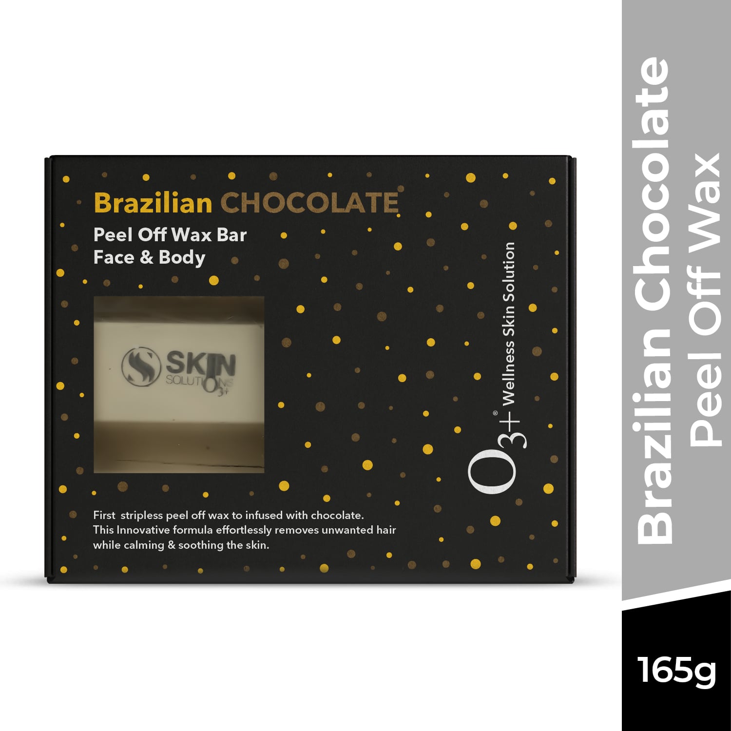 O3+ Brazilian Chocolate Peel Off Wax 165 G
