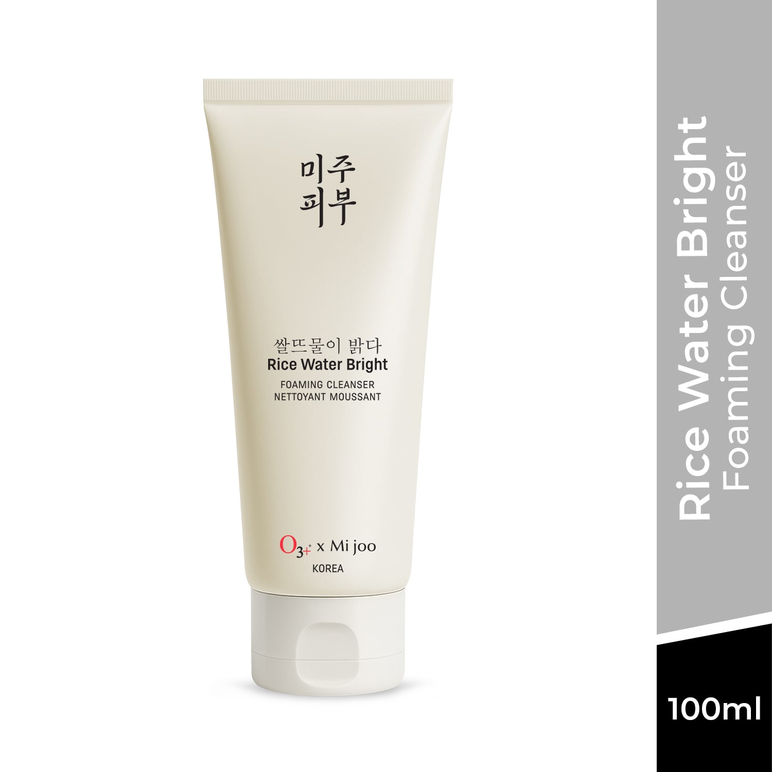 O3+ Mijoo Korea Rice Water Bright Foaming Cleanser 100ml for Korean Glass Skin