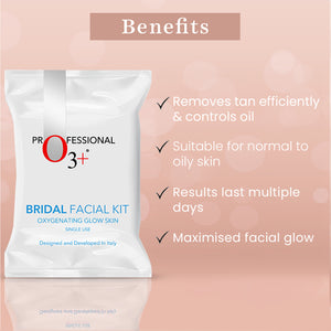 Radiance Skincare Combo With Bridal Facial Kit Oxygenating Glow Skin 81g & UVA UVB Ultra Light Sunscreen With SPF50 PA+++ 75g |All Skin Type