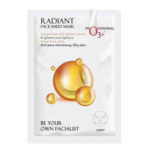 Facialist Radiant Face Sheet Mask for Oxygenates and tightens pores (30g)