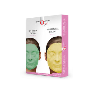 O3+ Whitening & Sea White Facial Kit With Peel Off Mask combo