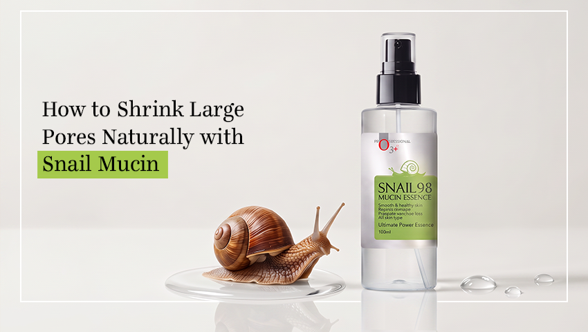 How to Shrink Large Pores Naturally with Snail Mucin?
