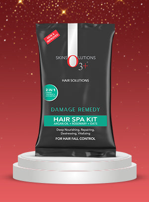 Hair Spa Kit Infused with Argan Oil, Rosemary & Oats for Fall Control, Deep Nourishing & Repairing (60g)