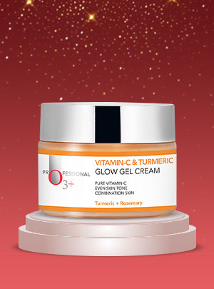 Vitamin- C & Turmeric Glow Gel Cream for Dark Spots & Acne Scars (50g)