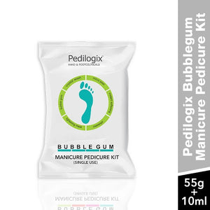 Pedilogix Bubblegum Manicure Pedicure Kit for Hands & Feet (55gm+10ml)