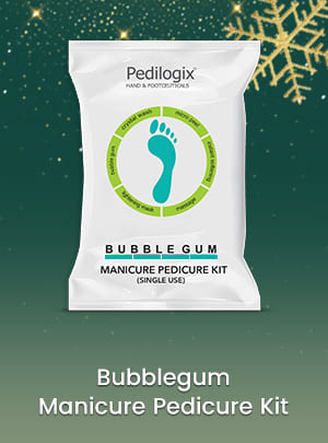 O3+ Pedilogix Bubblegum Manicure Pedicure Kit for Hands & Feet (55gm+10ml)