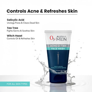 O3+ Alpha Men D-Tan Skin Care Grooming Kit