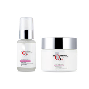 O3+ Night Repair Cream & Whitening Serum Combo (50ml+50GM)
