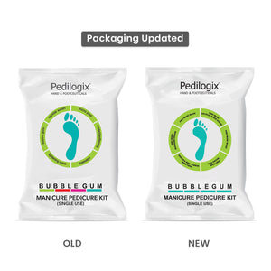 Pedilogix Bubblegum Manicure Pedicure Kit 55g+10ml