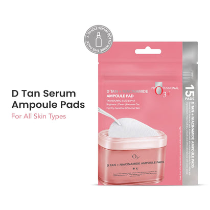 O3+ D Tan & Niacinamide Ampoule Pads - 38g
