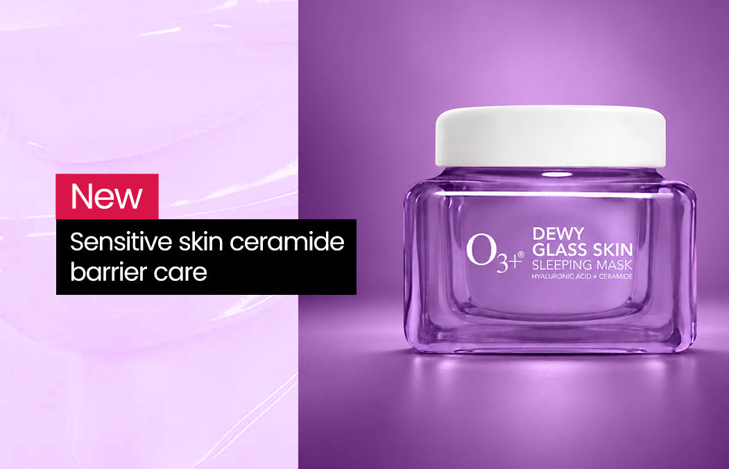 O3+ Dewy Glass Skin Sleeping Mask with Hyaluronic Acid and Ceramides