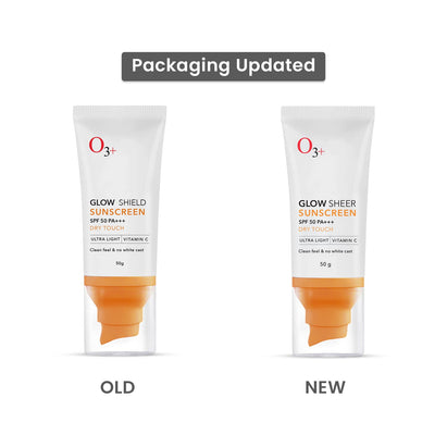 O3+ Glow Sheer Sunscreen SPF 50 PA+++