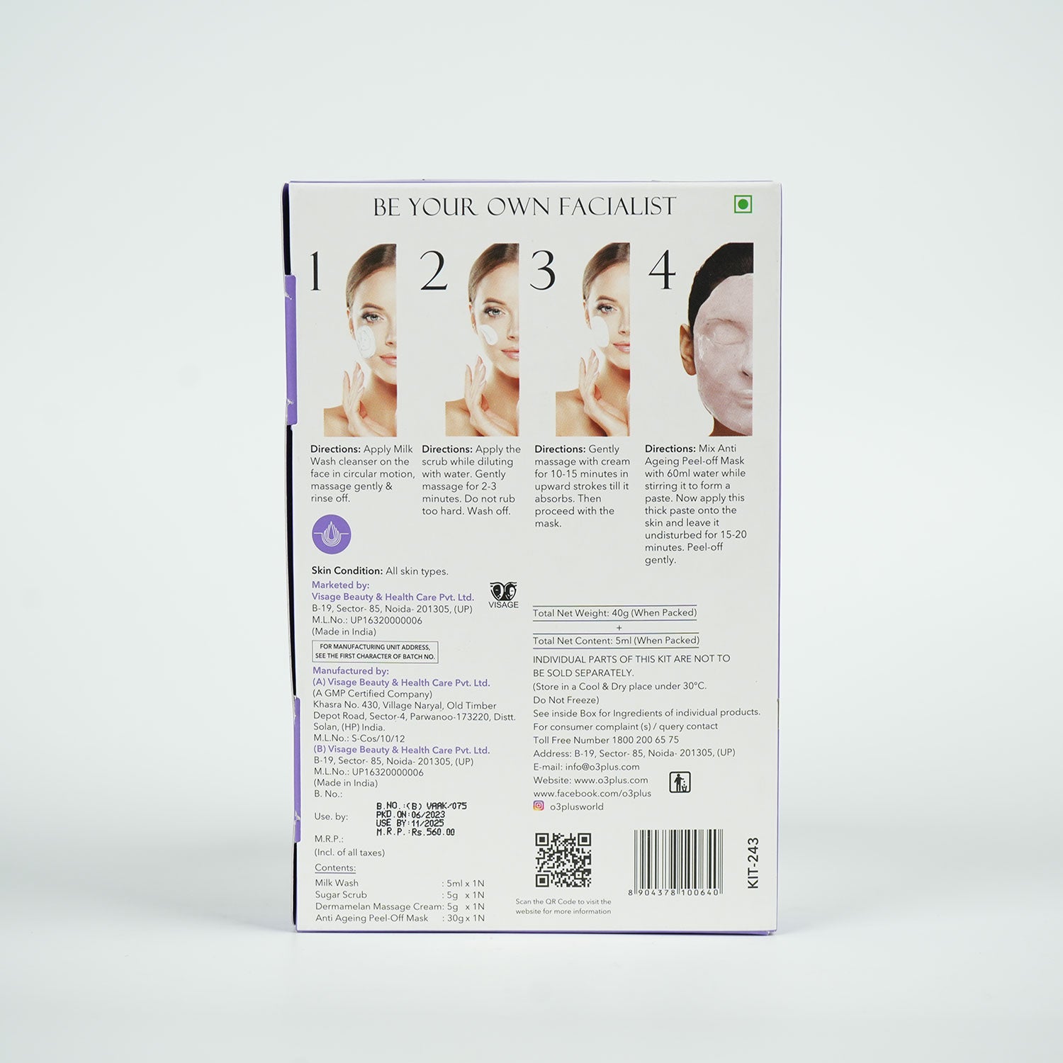 Anti aging sales face kit