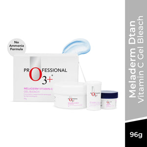 Meladerm Vitamin C Gel Bleach for Lightens Skin & Hair (96g)