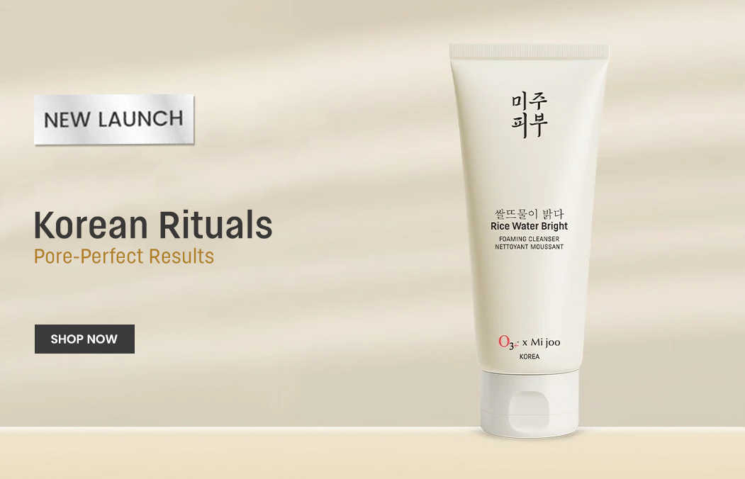 O3+ Mijoo Korea Rice Water Bright Foaming Cleanser 100ml for Korean Glass Skin