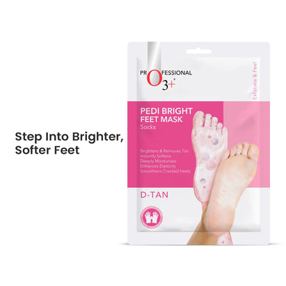 Pedi Bright Foot Socks Cream Mask (1 item)