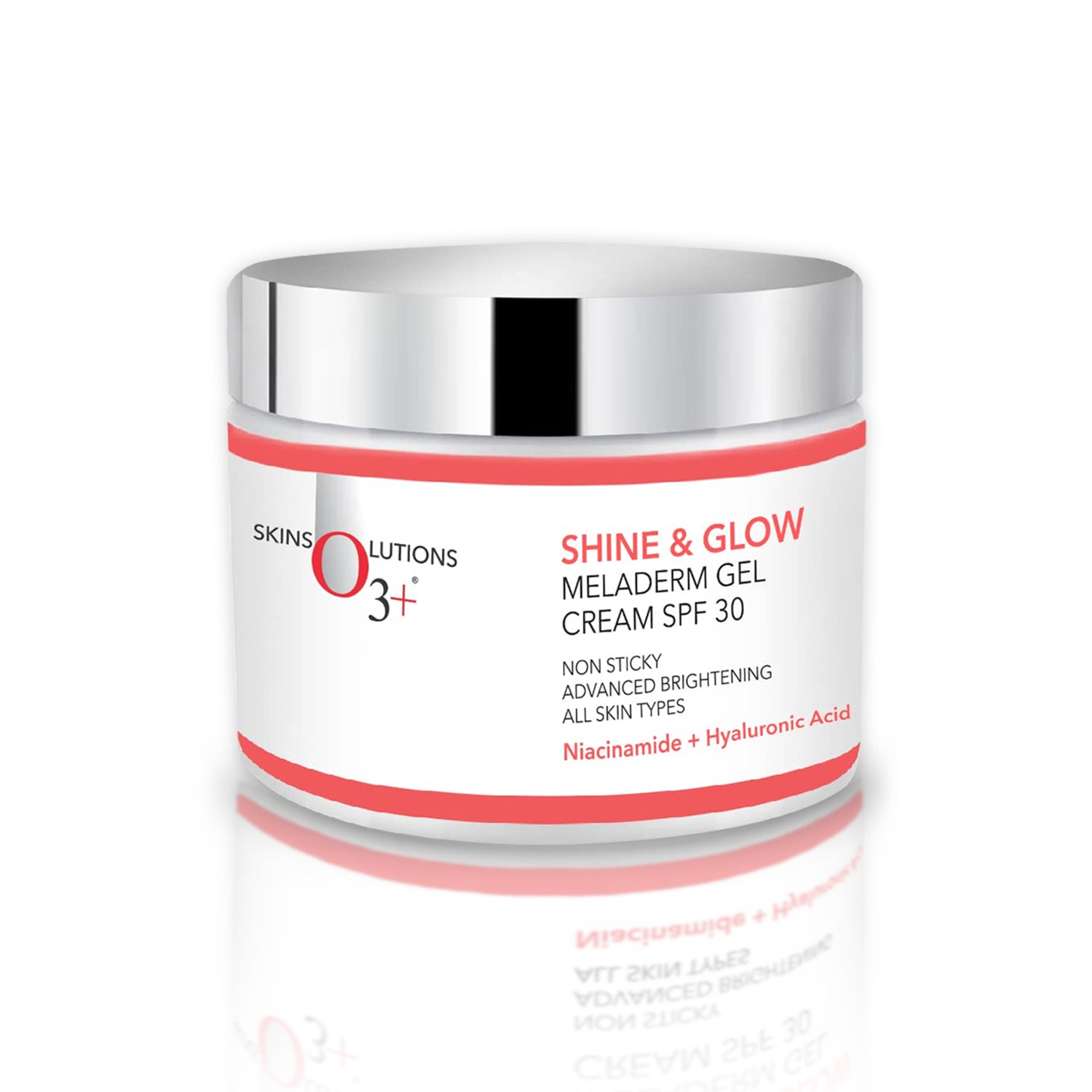 O3+ Meladerm Gel Brightening & Whitening Day Cream Shine & Glow SPF - 50ml