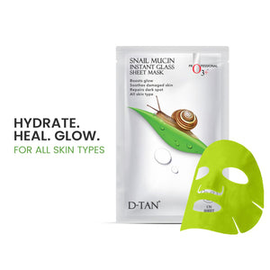 Snail Mucin Instant Glass Sheet Mask 30 ml