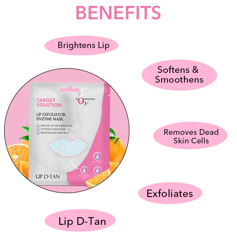 Lip Exfoliator Enzyme Mask for Reduce Lip Tan (1 item)