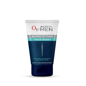 ALPHA MEN Acno D-TAN Face Wash with Hyaluronic & Mint (50ml)