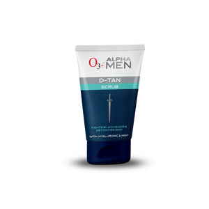 Alpha Men Acno D Tan Scrub With Hyaluronic & Mint (50ml)