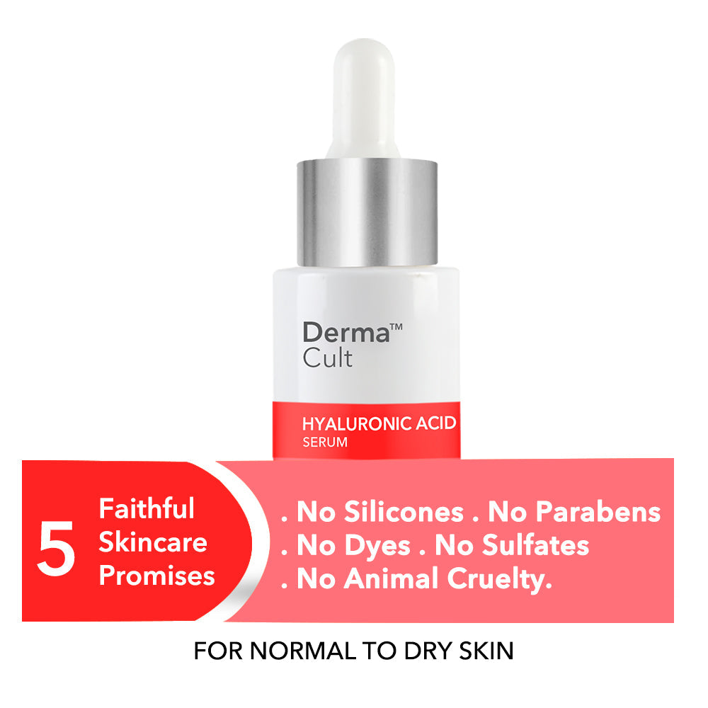 2% Hyaluronic Acid Serum for Intense Hydration, Finelines & Glow with B5 
