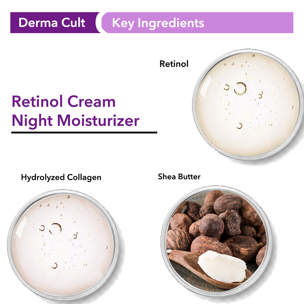 Retinol Night Cream For Wrinkles (25g)