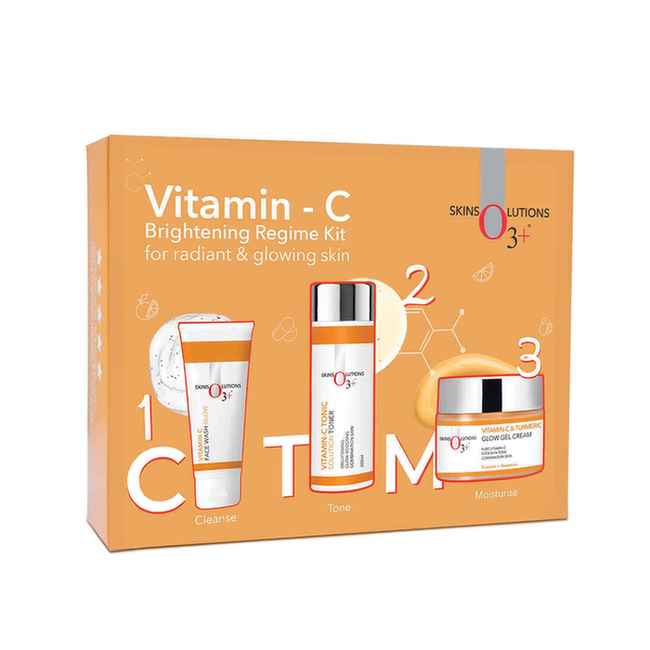 O3+ Vitamin-C Brightening Regime Kit for radiant & glowing skin (110g)