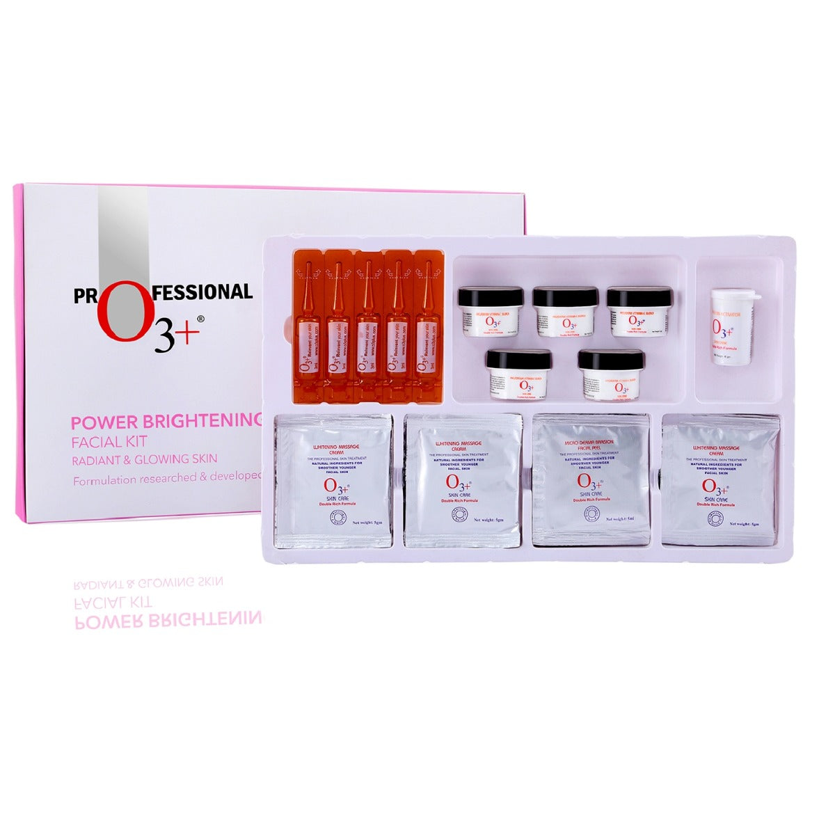 Power Brightening Facial Kit for Dirt, Dust and Dead Skin (163gm)