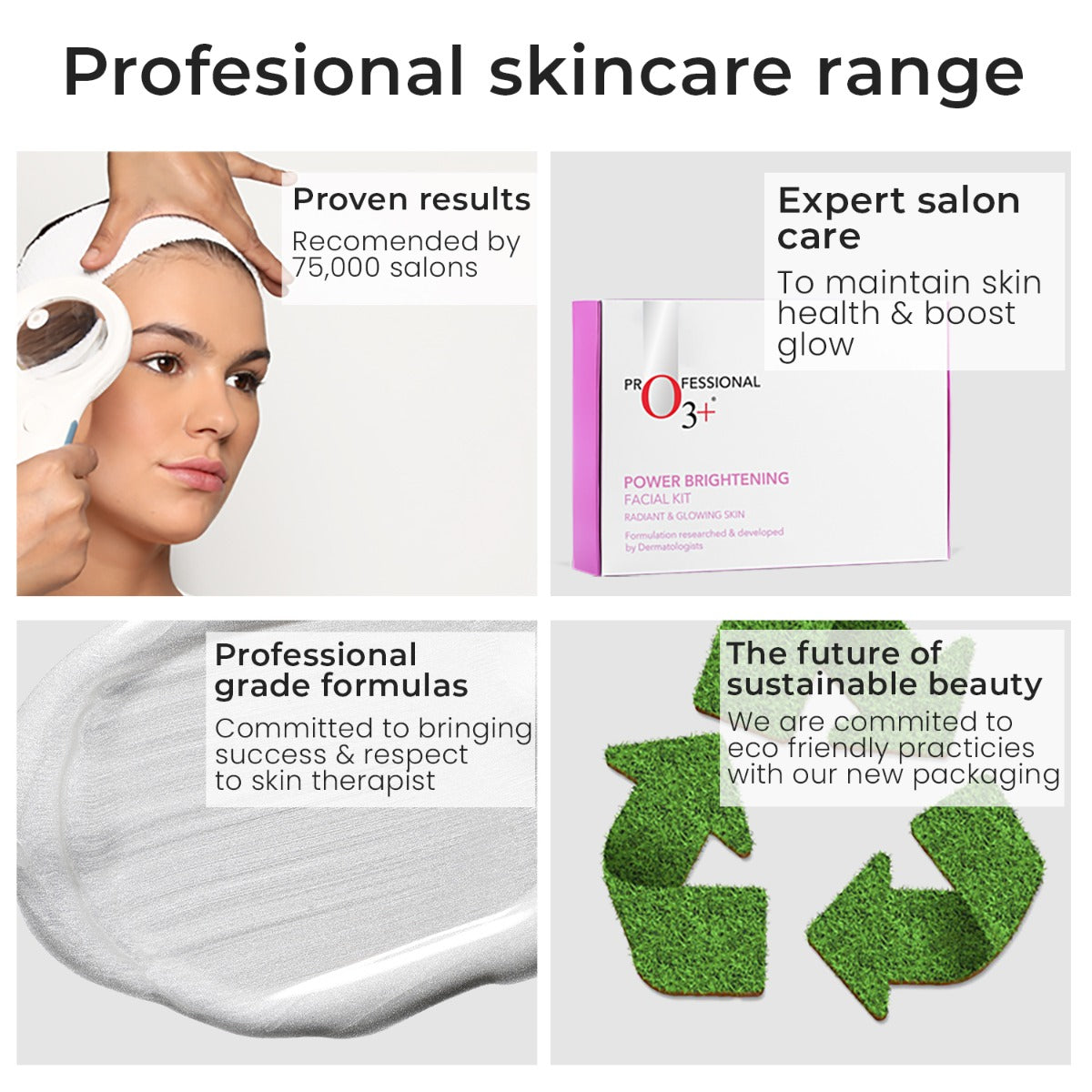 Power Brightening Facial Kit for Dirt, Dust and Dead Skin (163gm)