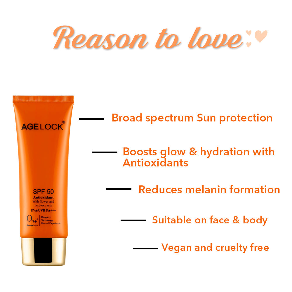 O3+ Spf 50 Anti-Oxidant - Buy sun protection cream online at low Price