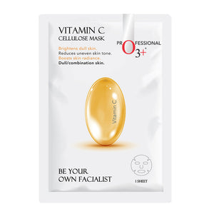 Facialist Vitamin C Cellulose sheet Mask for pigmentation and uneven skin (30g)